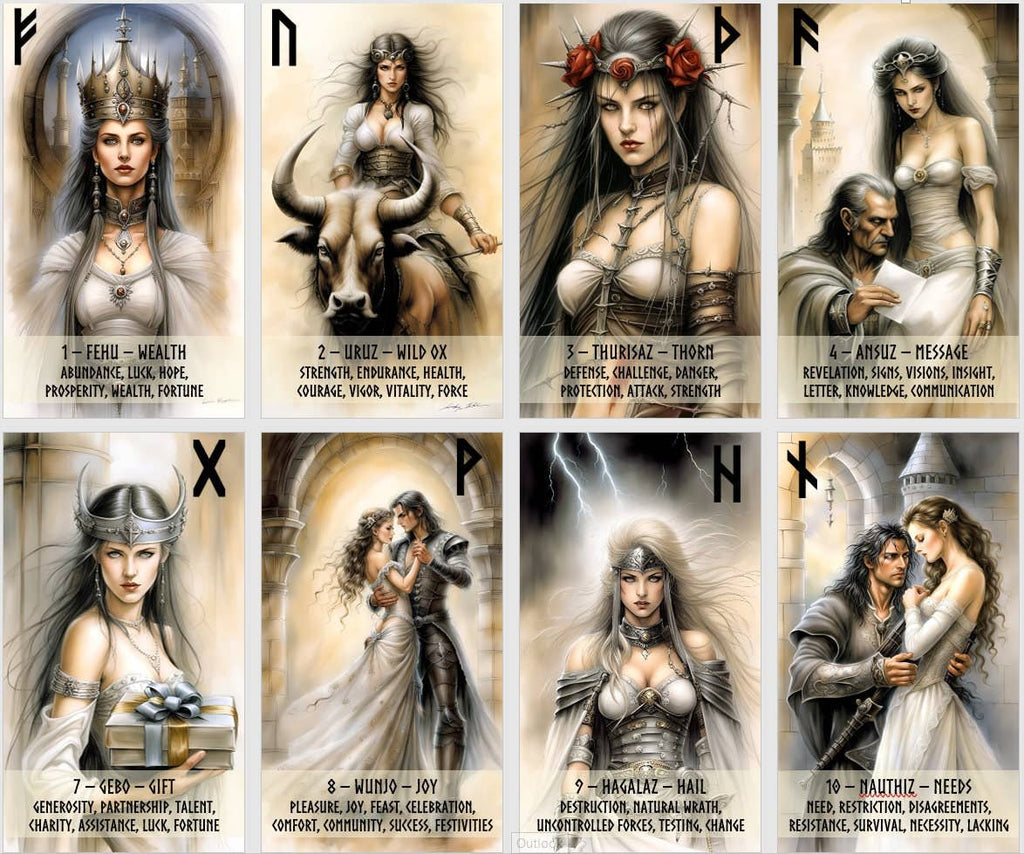 Nordic Runes Oracle – 44 kaarten