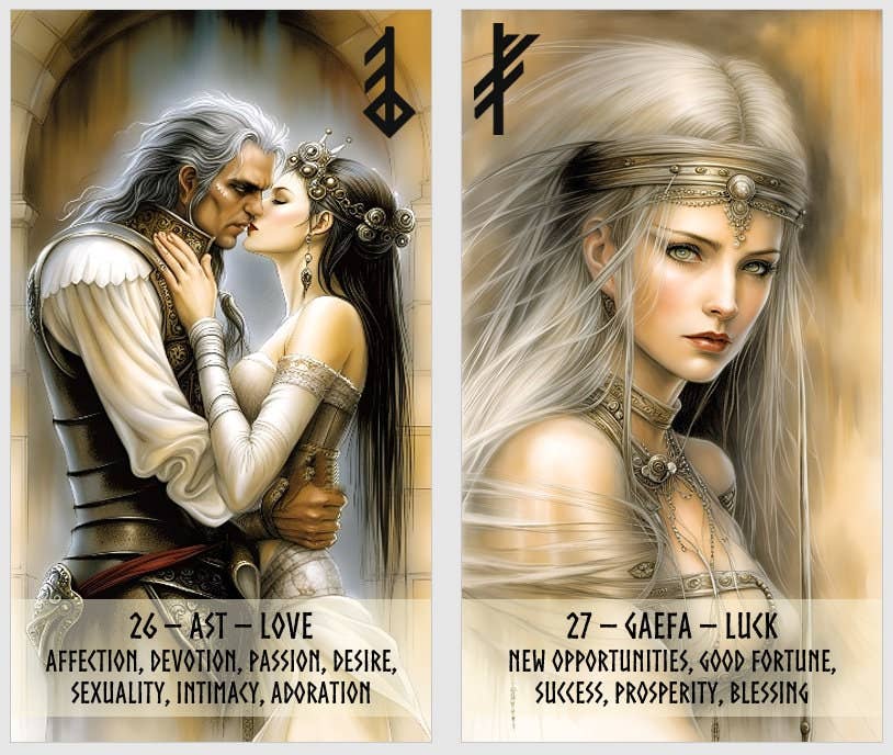 Nordic Runes Oracle – 44 kaarten