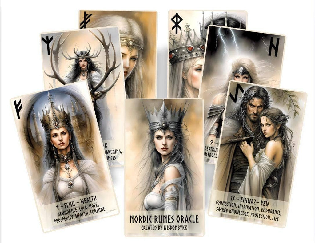 Nordic Runes Oracle – 44 kaarten