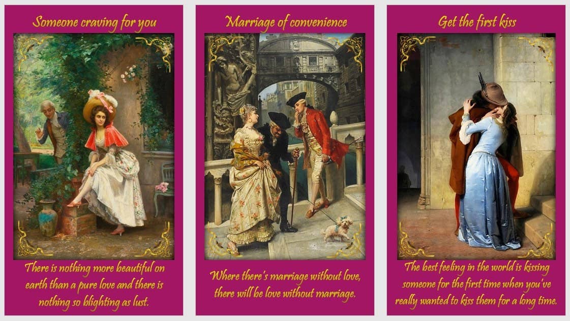 Romance Angel Oracle – 44 kaarten
