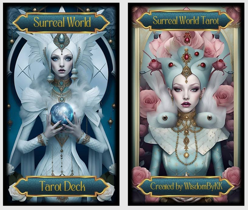 Surreal World Tarot – 78 kaarten