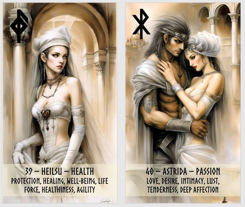 Nordic Runes Oracle – 44 kaarten