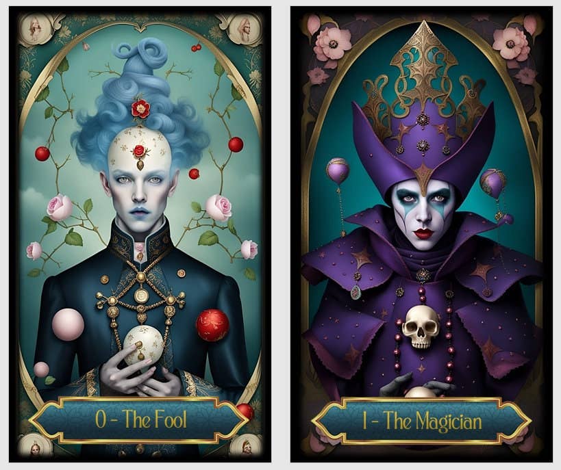 Surreal World Tarot – 78 kaarten