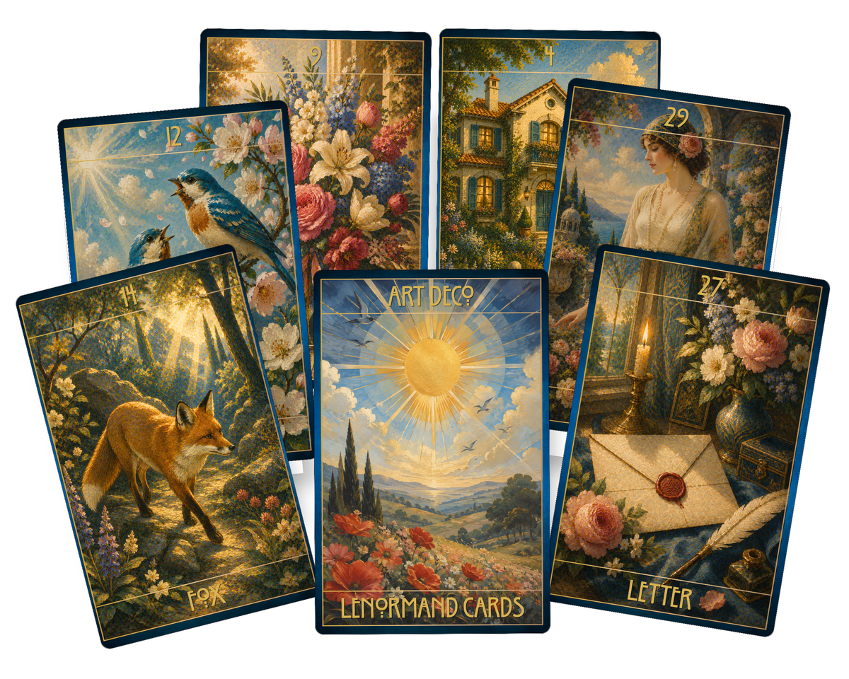 Art Deco Lenormand – 36 kaarten