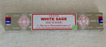 Satya wierookstokjes, productverpakking van 15 gram White Sage