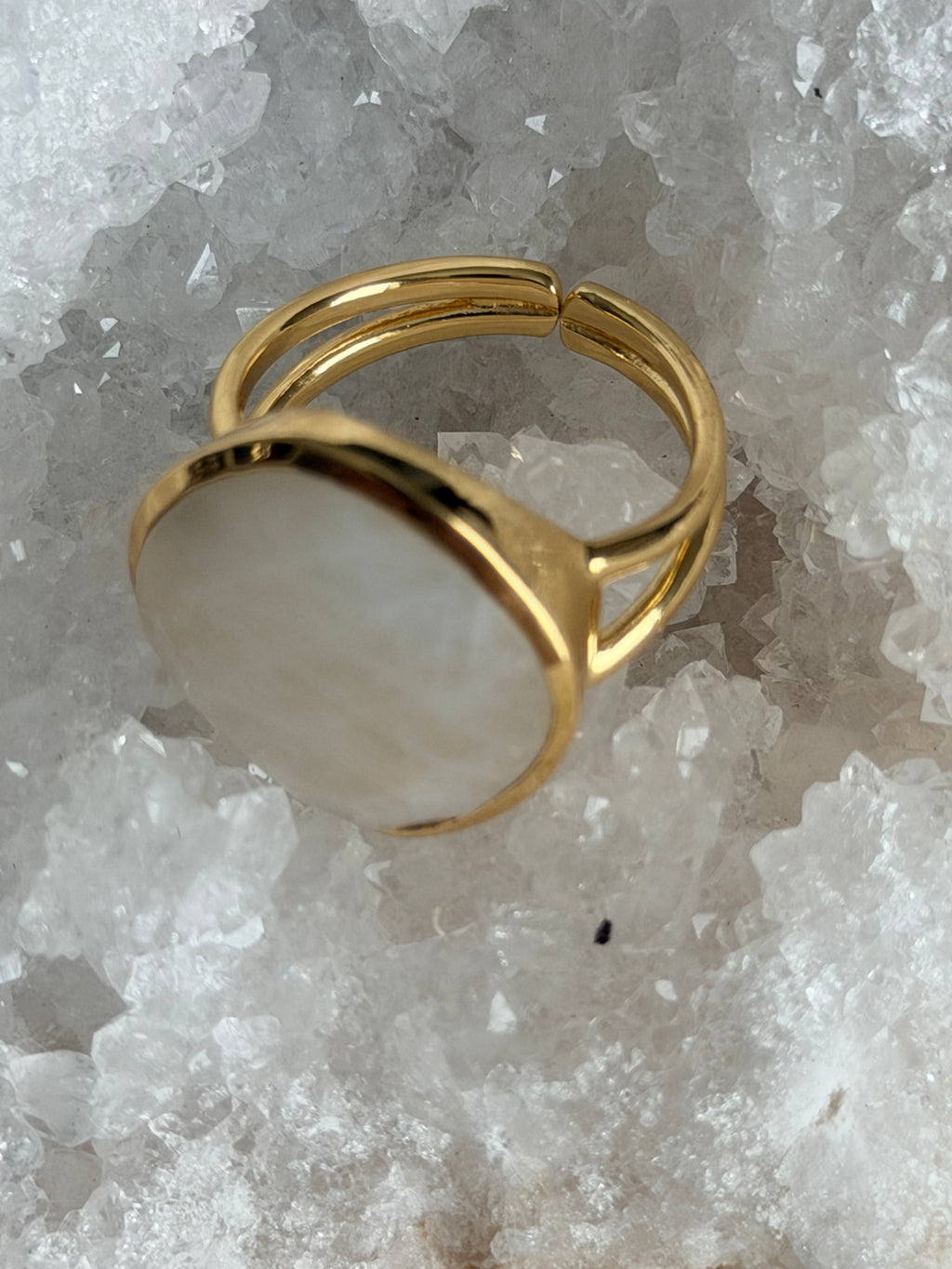 Elegantie-ring met maansteen