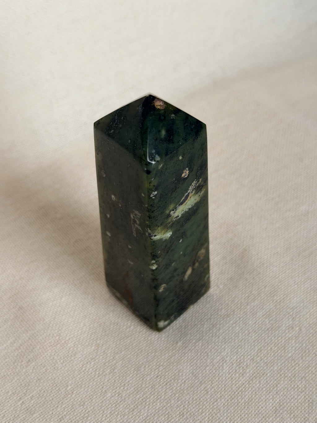 Groene jade punt