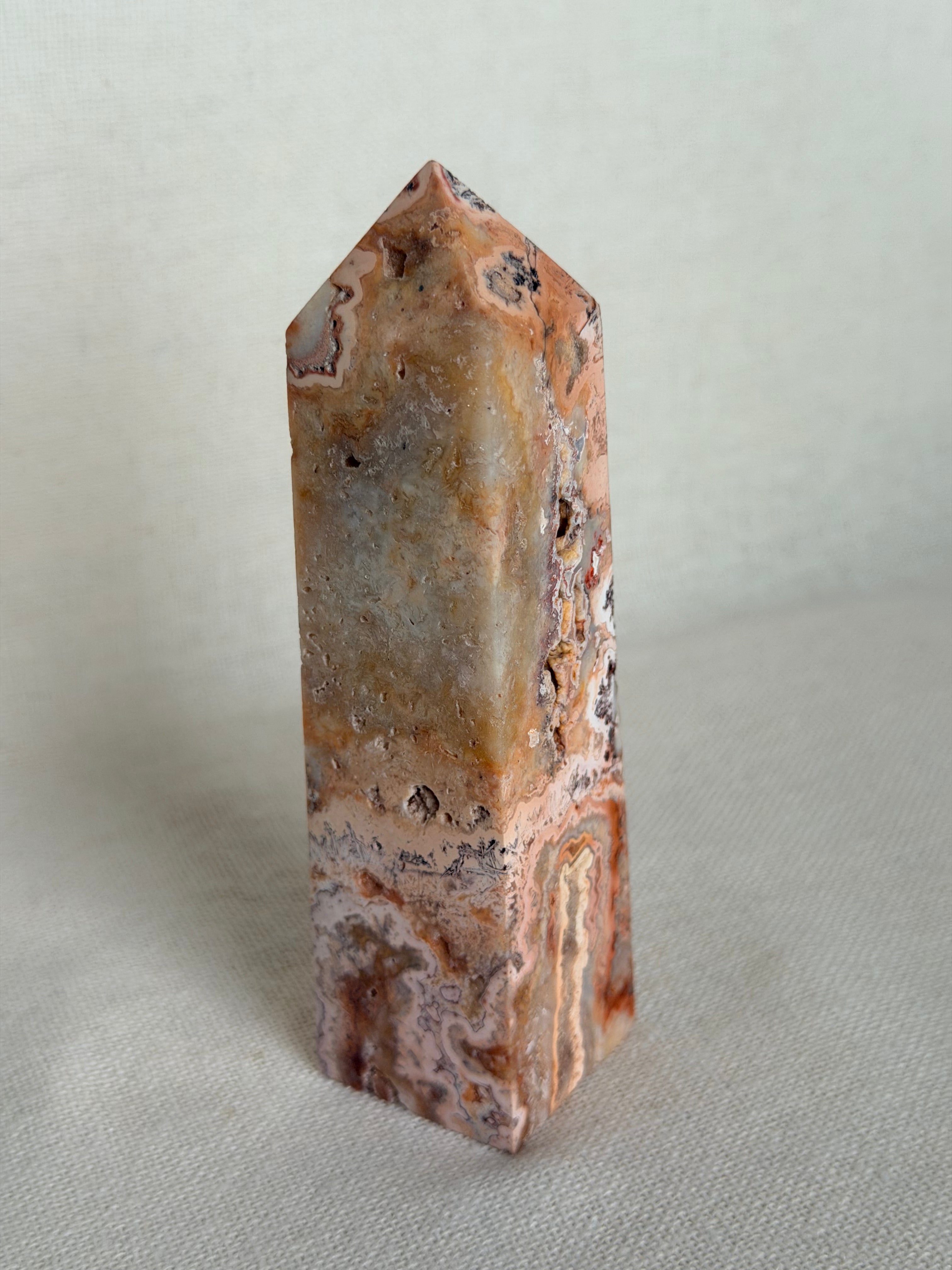 Roze Chalcedoon punt