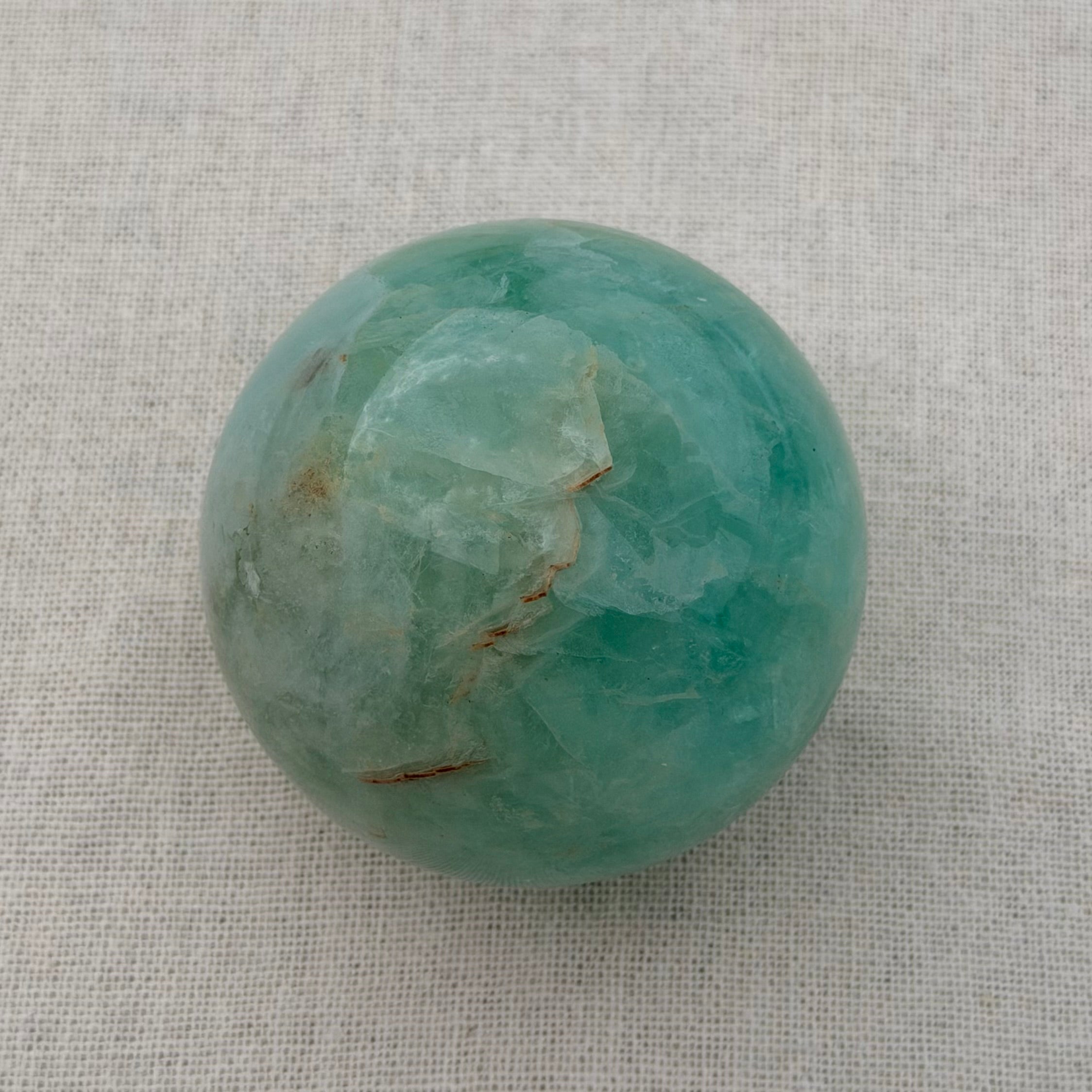 Groene Calciet Bol – Uniek exemplaar
