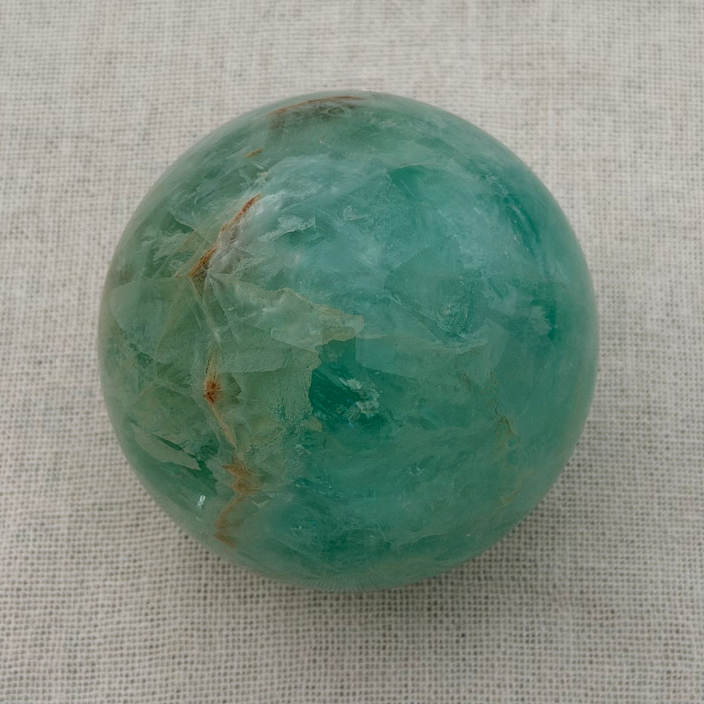 Groene Calciet Bol – Uniek exemplaar