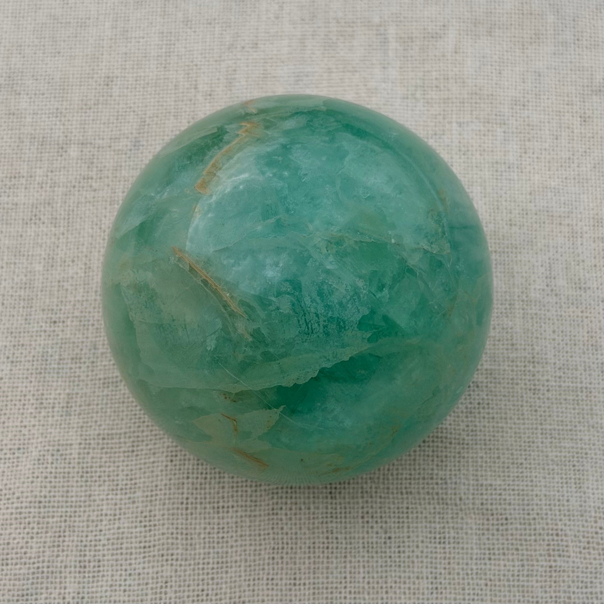 Groene Calciet Bol – Uniek exemplaar