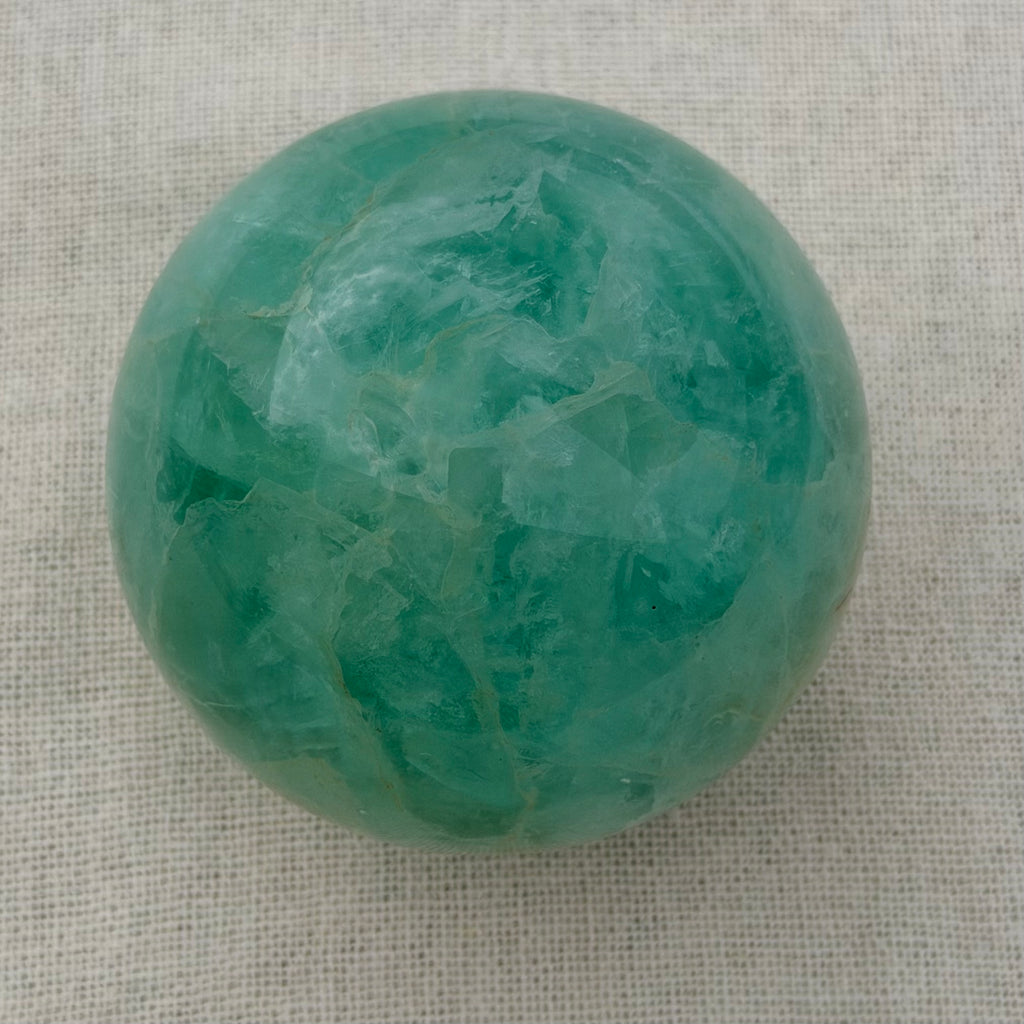 Groene Calciet Bol – Uniek exemplaar