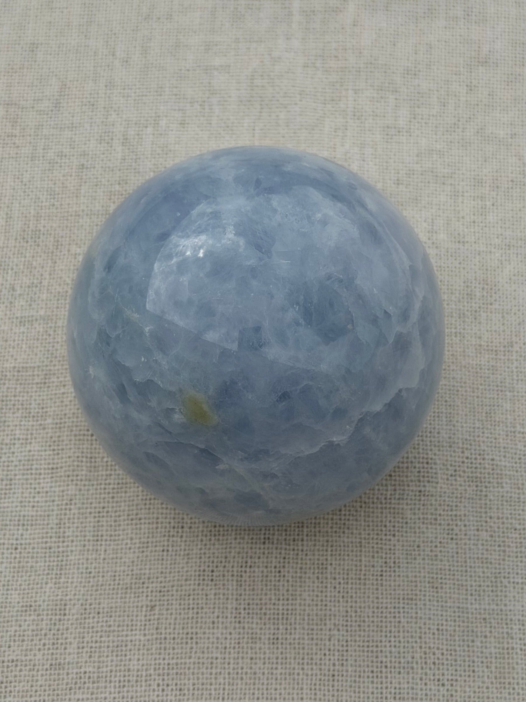Blauwe Calciet Bol – Uniek exemplaar