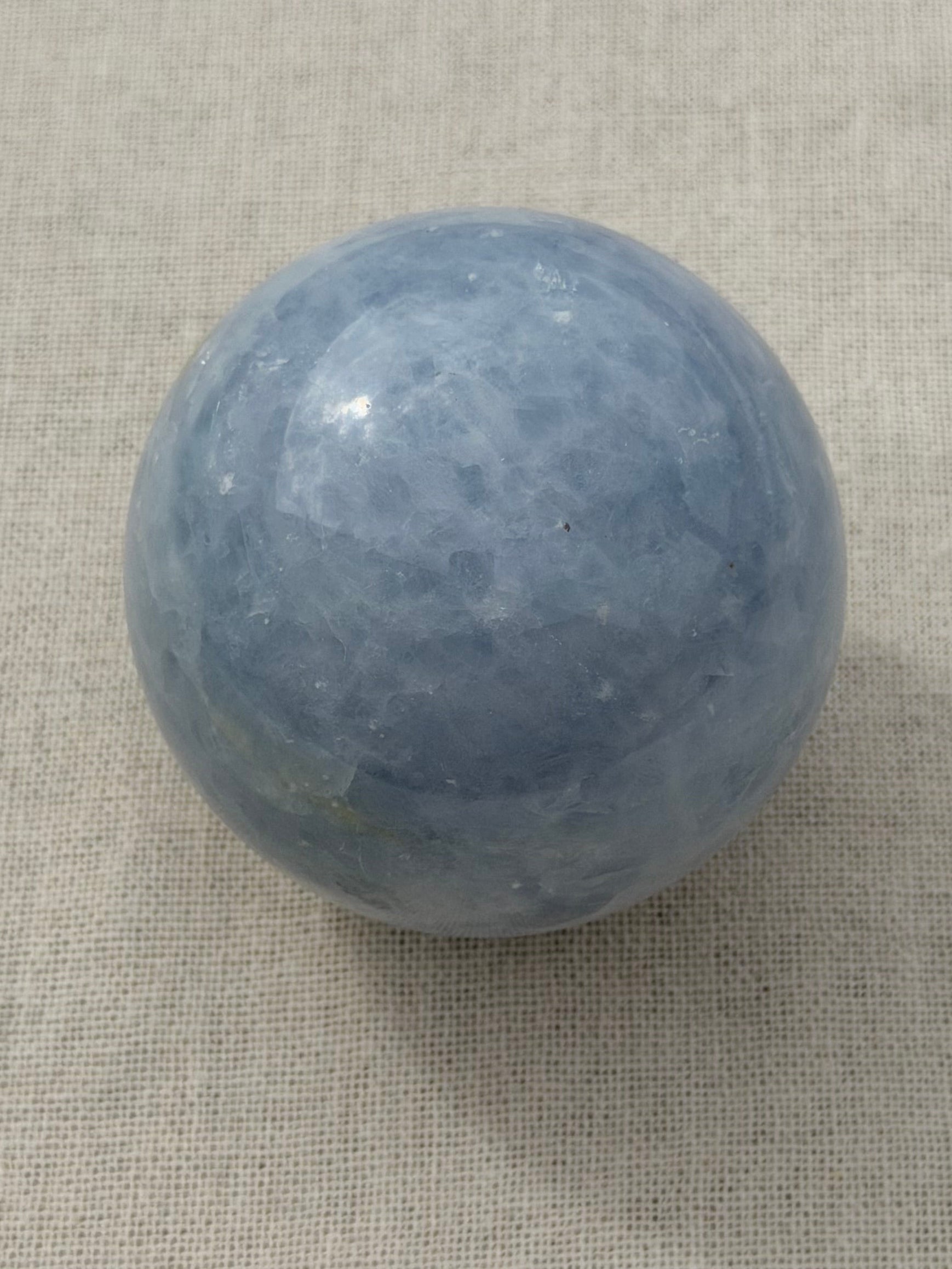 Blauwe Calciet Bol – Uniek exemplaar