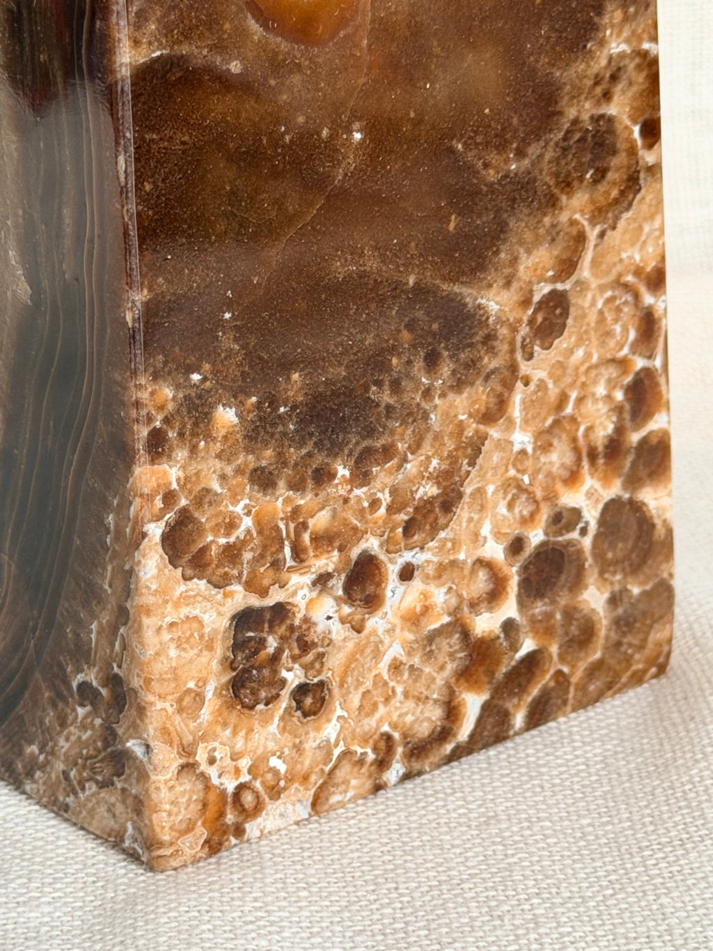 Chocolade calciet punt