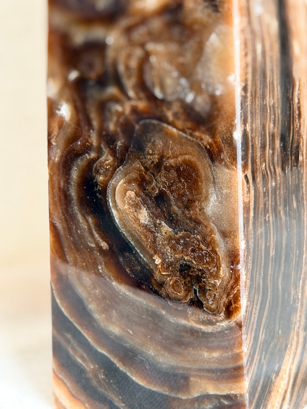 Chocolade calciet punt