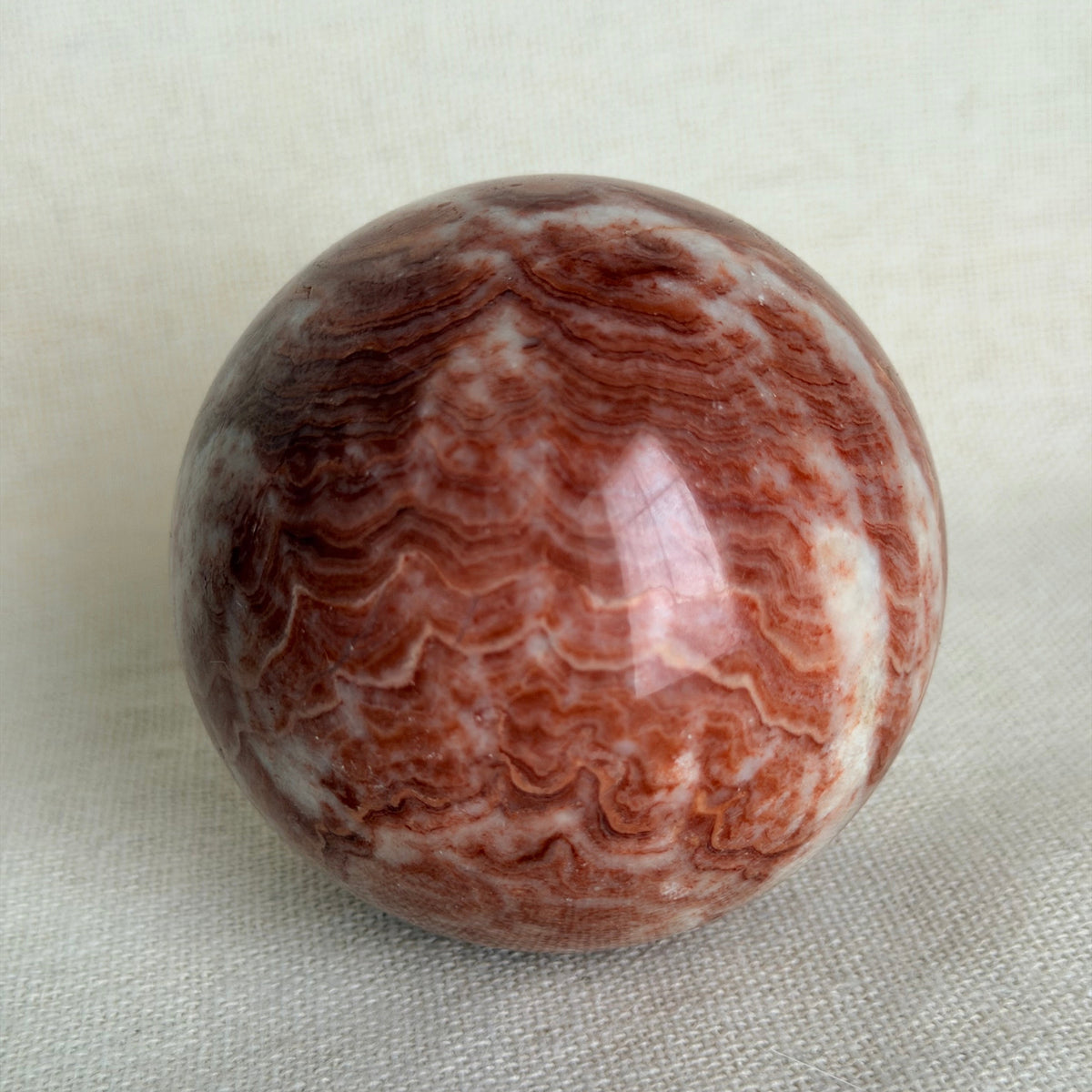Rode Calciet Bol
