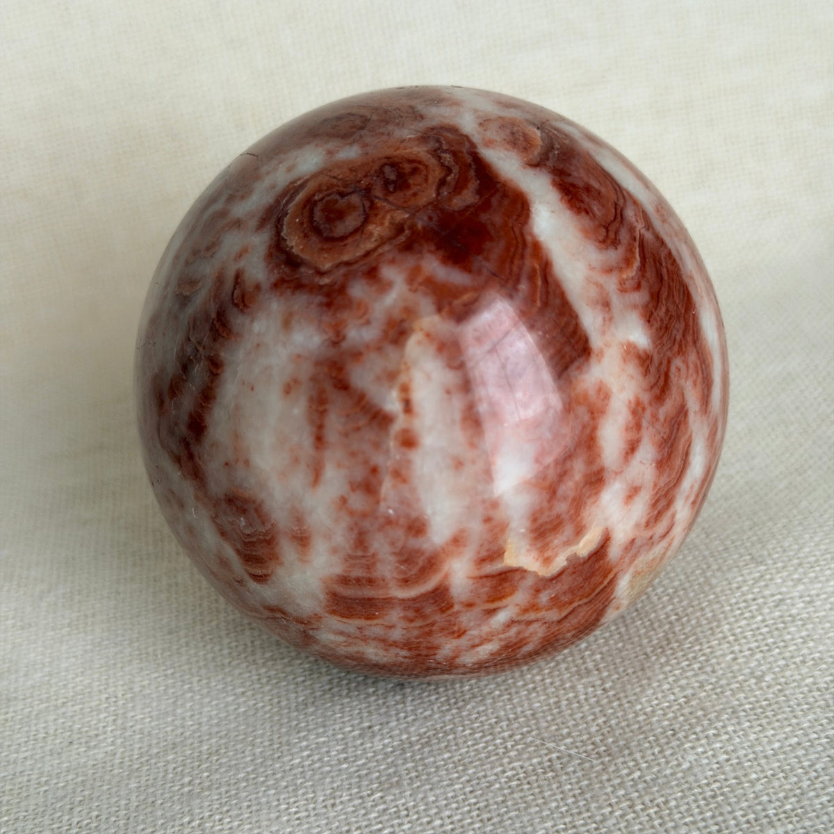 Rode Calciet Bol