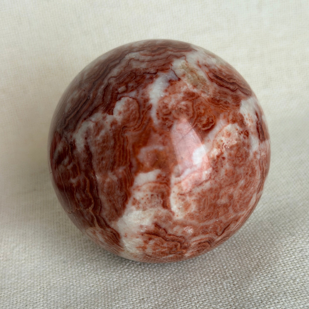 Rode Calciet Bol