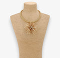 Statementketting met koraalbloem