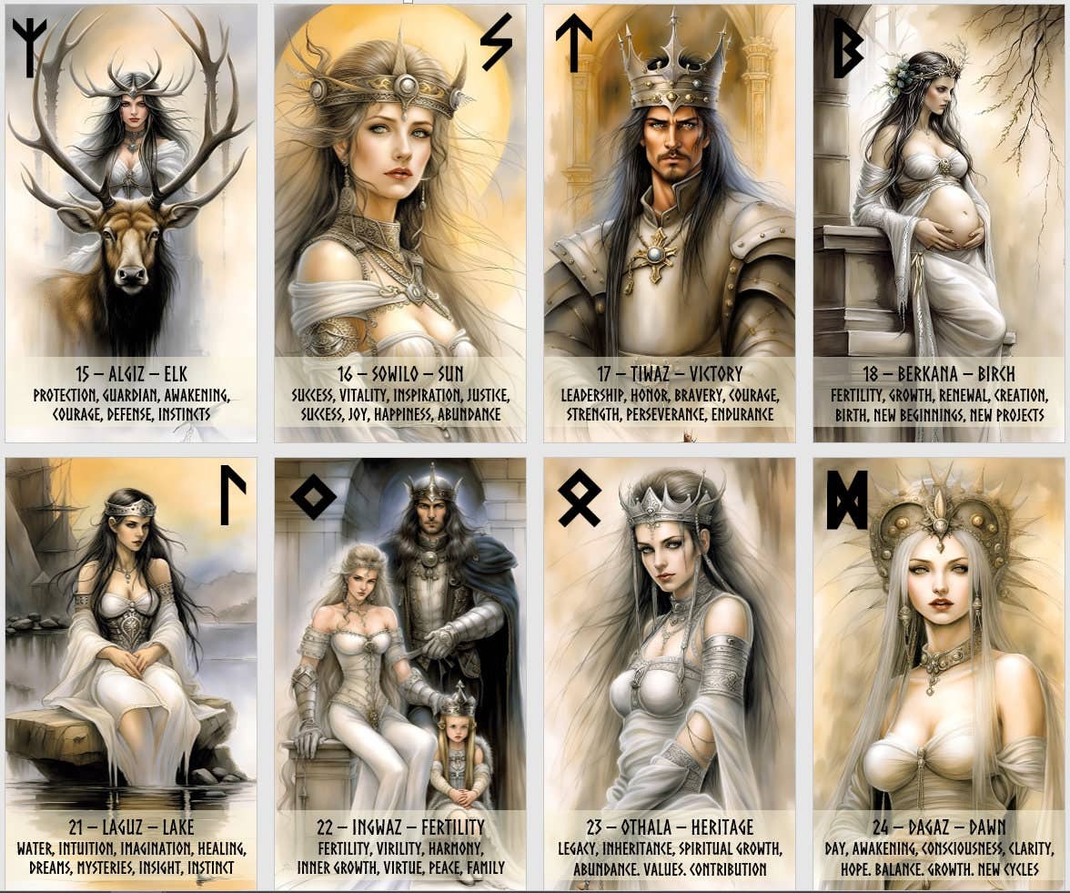 Nordic Runes Oracle – 44 kaarten
