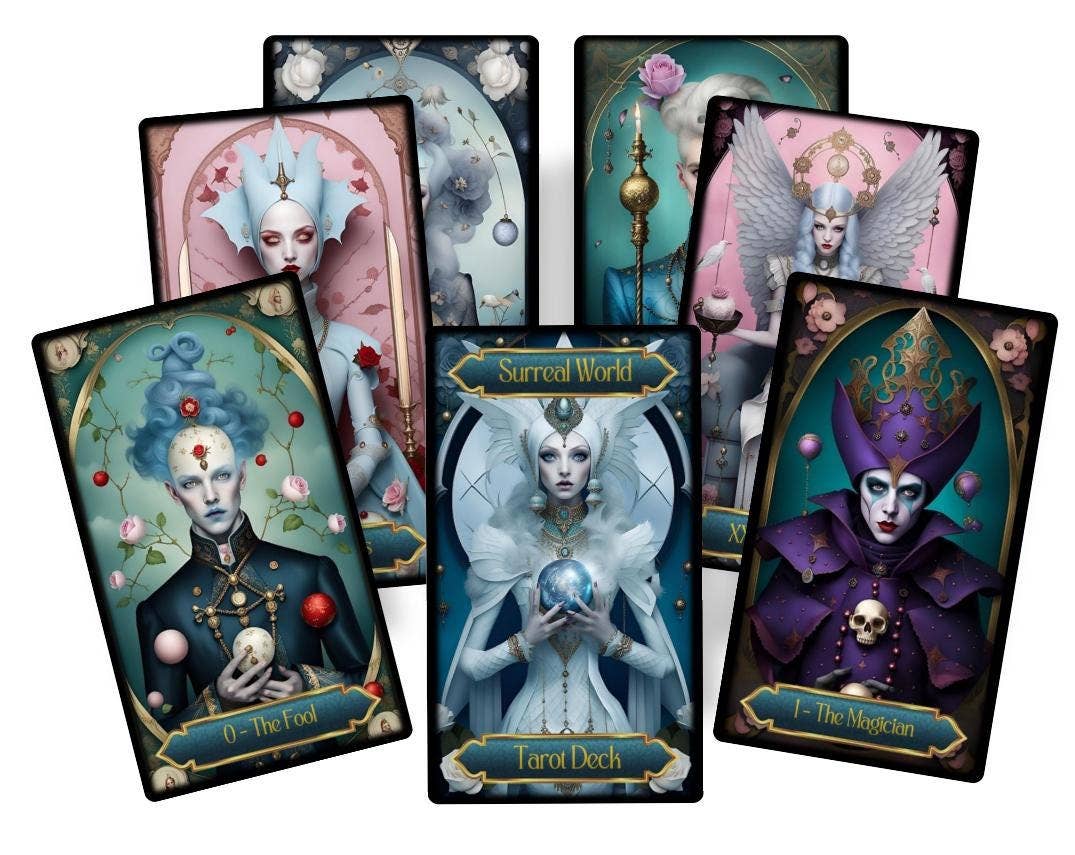 Surreal World Tarot – 78 kaarten